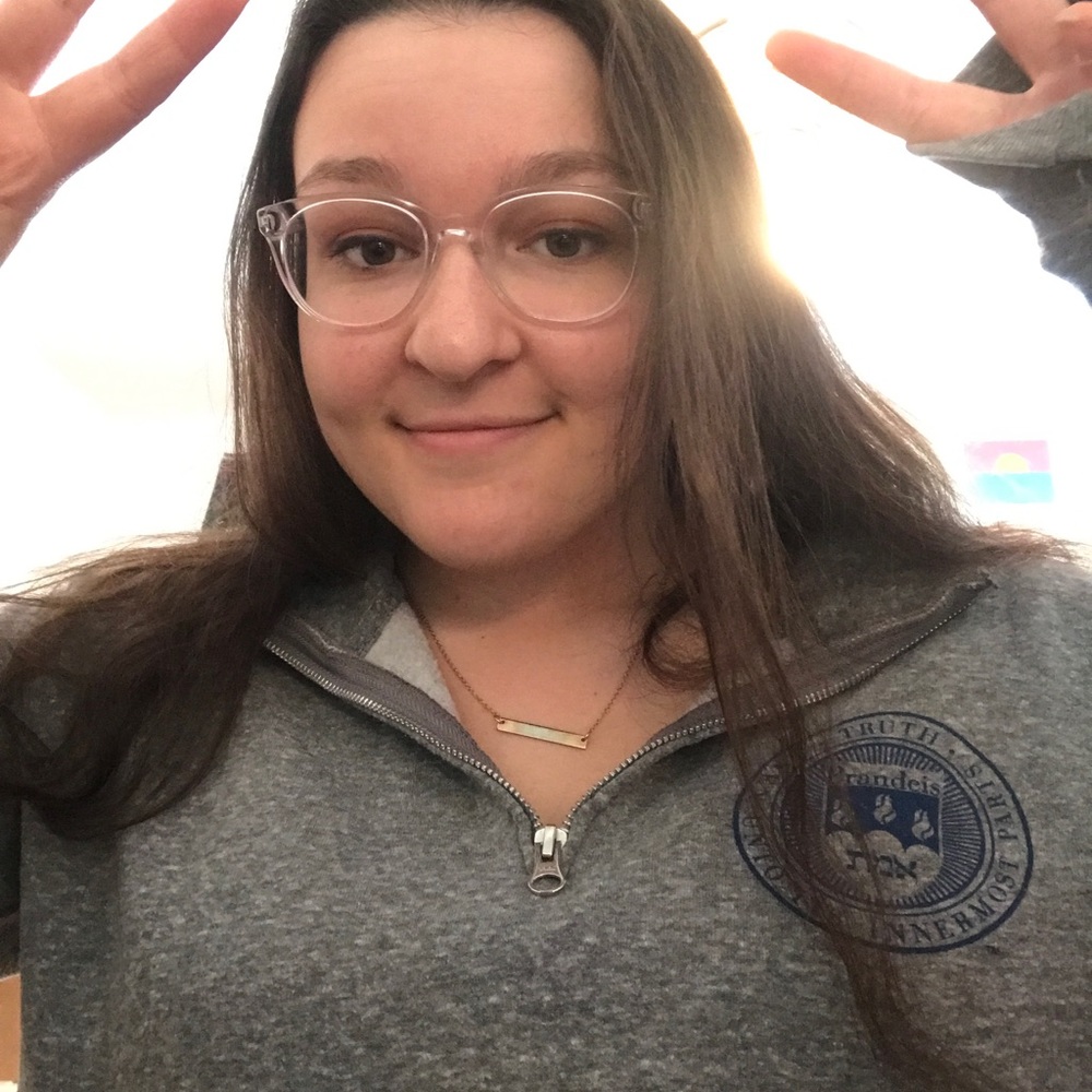 Brandeis University Quarter Zip Sweatshirt Size L